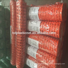 orange plastic safety mesh fence for road construction